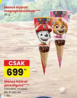 Spar Mancs őrjárat meglepetéstölcsér ajánlat