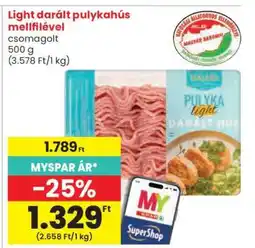Spar Light darált pulykahús mellfilével ajánlat