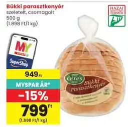 Spar Bükki parasztkenyér ajánlat