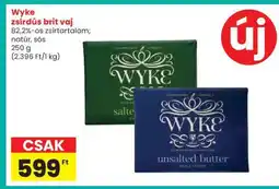 Spar Wyke zsírós brit vaj ajánlat