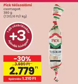 Spar PICK Téliszalámi ajánlat