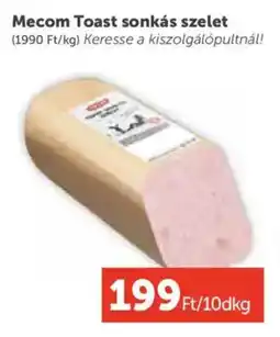PRIVÁT Mecom Toast sonkás szelet ajánlat