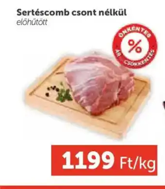 Sertéscomb csont nélkül