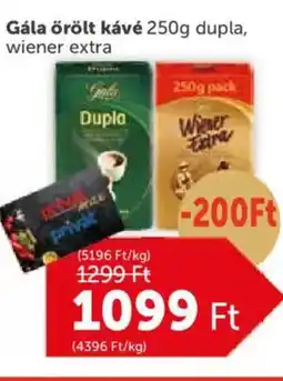 PRIVÁT Gála őrölt kávé ajánlat