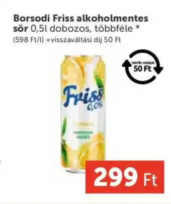 Borsodi Friss alkoholmentes sör