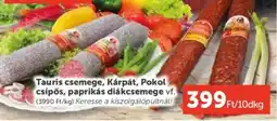 PRIVÁT Tauris csemege, Kárpát, Pokol csípős, paprikás diákcsemege ajánlat