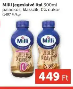 PRIVÁT Milli jegeskávé ital ajánlat