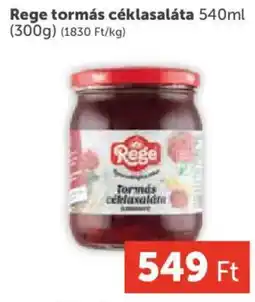 PRIVÁT Rege tormás céklasaláta ajánlat