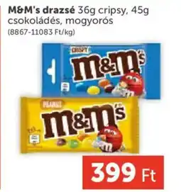 PRIVÁT M&M's drazsé ajánlat