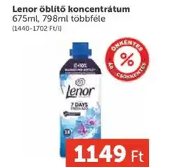 PRIVÁT Lenor öblítő koncentrátum ajánlat