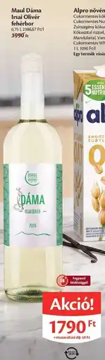 EcoFamily Maul Dáma Irsai Olivér fehérbor ajánlat