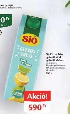 Sió Citrus Friss Gyümölcslé