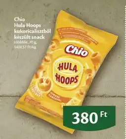 EcoFamily Chio Hula Hoops kukoricalisztből készült snack ajánlat