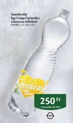 EcoFamily Szentkirályi Egy Csepp Gyümölcs szénsavas üdítőital ajánlat