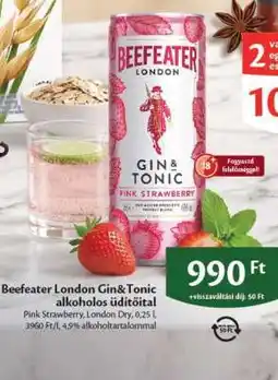 EcoFamily Beefeater London Gin&Tonic alkoholos üdítőital ajánlat