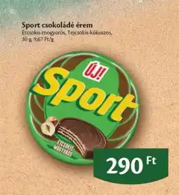 EcoFamily Sport csokoládé érem ajánlat