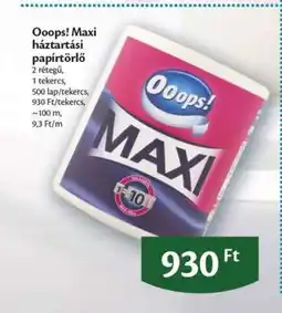 EcoFamily Ooops! Maxi háztartási papírtörlő ajánlat