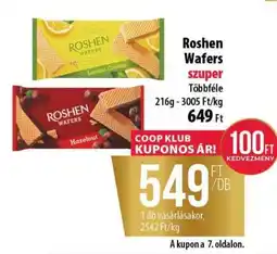 Coop Roshen Wafers ajánlat