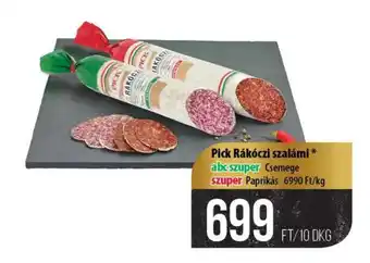 Coop PICK Rákóczi szalámi ajánlat