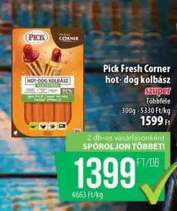 Coop PICK Fresh Corner Hot-Dog Kolbász ajánlat