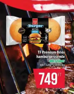 Coop TF Prémium Briós hamburgerzsemle ajánlat