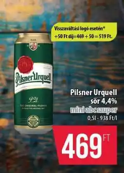 Coop Pilsner Urquell sör 4,4% ajánlat