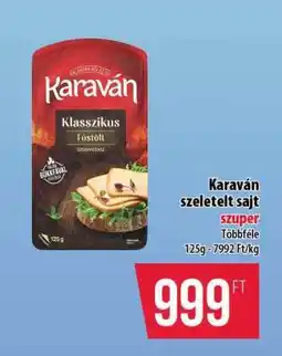 Coop Karaván szeletelt sajt ajánlat