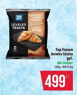 Coop Top Frozen leveles tészta gyf ajánlat