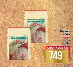 Coop Nagykun „A” rizs ajánlat
