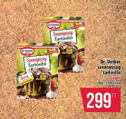 Coop DR. OETKER SAVANYÚSÁG TARTÓSÍTÓ ajánlat