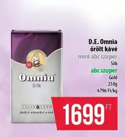 Coop D.E. Omnia őrölt kávé ajánlat