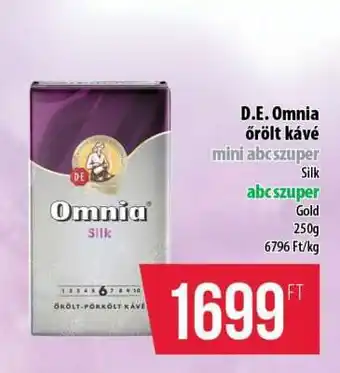 Coop D.E. Omnia őrölt kávé ajánlat