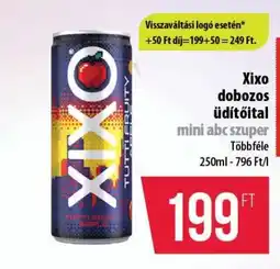 Coop Xixo dobozos üdítőital ajánlat