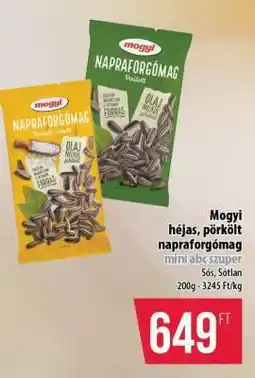 Coop Mogyi héjas pörkölt napraforgómag ajánlat