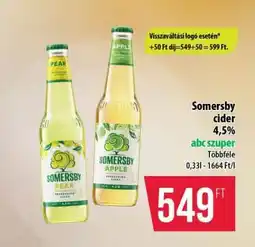 Coop SOMERSBY Cider ajánlat