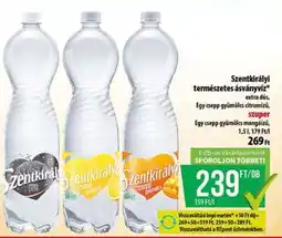 Coop Szentkirályi természetes ásványvíz ajánlat