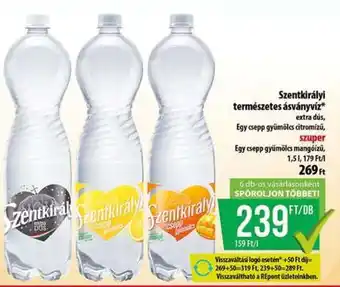 Szentkirályi természetes ásványvíz