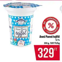 Coop Anni Panni tejföl ajánlat