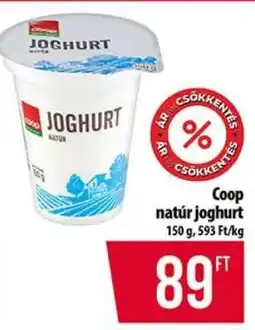 Coop Coop natúr joghurt ajánlat