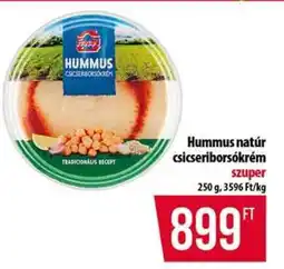 Coop Hummus natúr csicseriborsókrém ajánlat