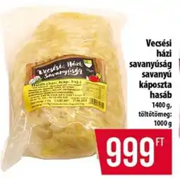 Coop Vecsési házi savanyúság savanyú káposzta hasáb ajánlat