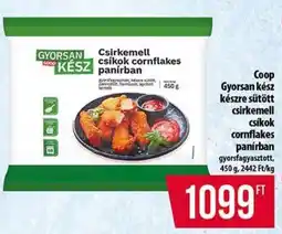 Coop Coop Gyorsan kész csirkemell csíkok cornflakes panírban ajánlat