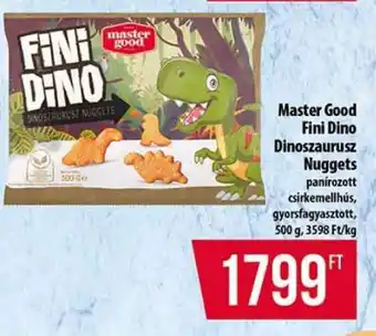 Coop MASTER GOOD FINI DINO DINOSZAURUSZ NUGGETS ajánlat