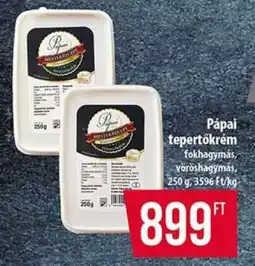 Coop PÁPAI Tepertőkrém ajánlat