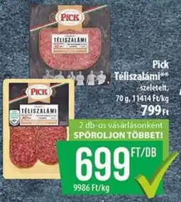 Coop PICK Téliszalámi ajánlat