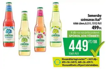 Coop Somersby szénsavas ital ajánlat