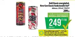 Coop HELL Classic energiaital, New Gen Classic funkcionális ital ajánlat
