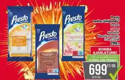Coop Presto nedves törlőkendő ajánlat
