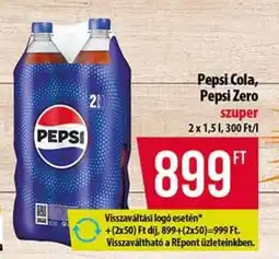 Coop Pepsi Cola, Pepsi Zero ajánlat