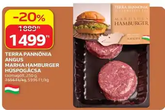 Auchan TERRA PANNONIA ANGUS MARHA HAMBURGER HÚSPOGÁCSA ajánlat